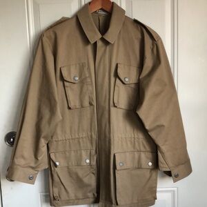 TOUCAN COUNTRY MILITARY STYLE JACKET | SIZE M | TAN